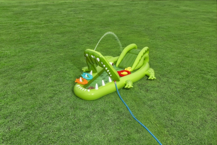 Integreret vandbruser til forfriskende sjov