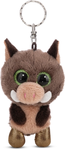 NICI Glubschis nøglering vildsvinet Truffle Fluffle 9 cm