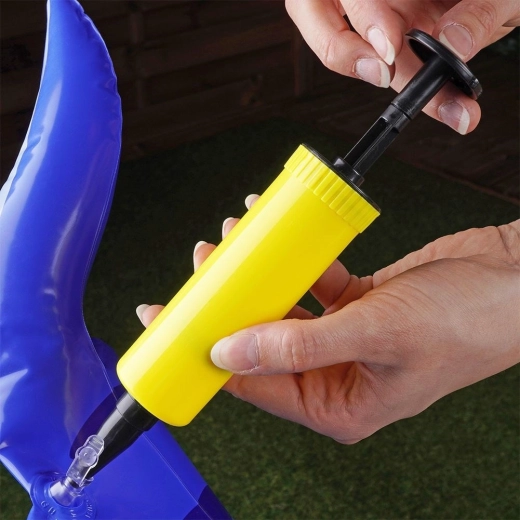 Hurtig oppustning takket være den medfølgende pumpe