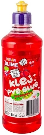 Tuban PVA-lim til fremstilling af slime, jordbær, rød, 500 ml