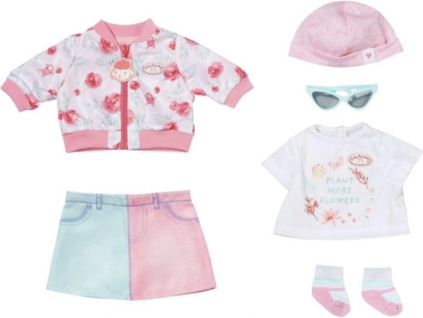 Baby Annabell forårsdeluxe-sæt til dukke 43 cm