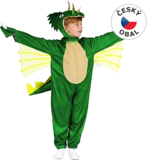 Børnekarnevalskostume dinosaur (80–92 cm)
