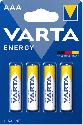Alkaliske batterier AAA LR03 VARTA Energy 4 stk