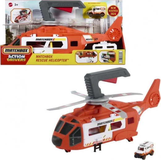 Helikopter til redningsaktion Matchbox Action Drivers