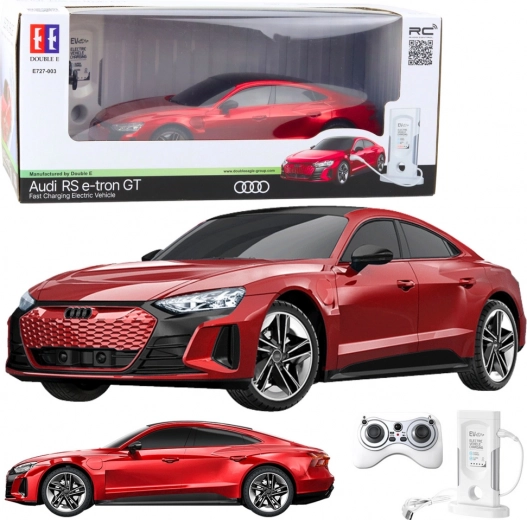Audi RS e-tron GT RC bil 1:14 rød