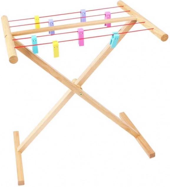 Træ tørrestativ til tøj Bigjigs Toys