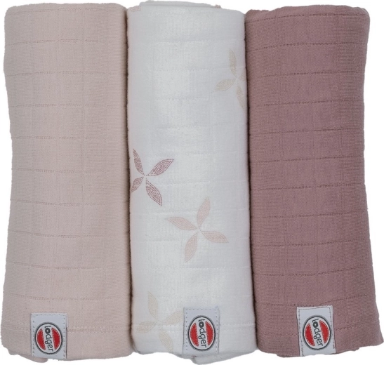 Lodger musselinbleer swaddler solid matcha 70 × 70 cm (3 stk.)