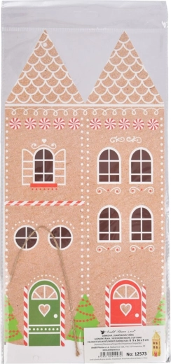 Papirgavehus til flaske med glitter 9 × 9 × 36 cm