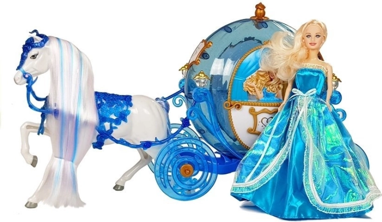 Dukke som prinsesse i glitrende kjole