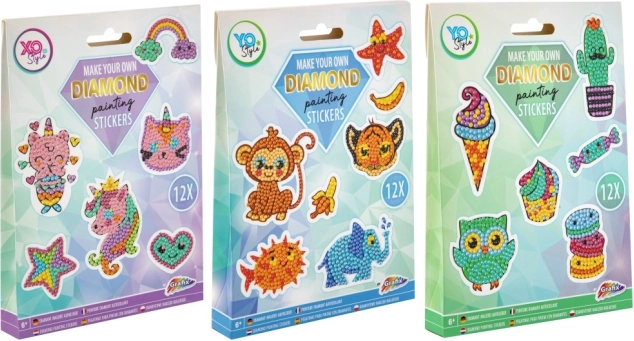 Grafix diamantmaling klistermærker Fantasi