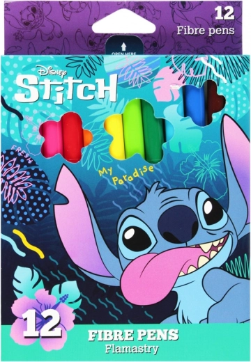 Farvede tuscher Lilo og Stitch - 12 stk.