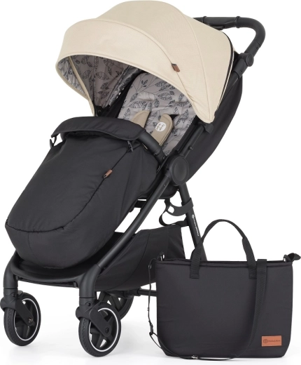 Petite&Mars sportsklapvogn Royal3 Black Sahara Beige