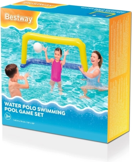 Bestway oppusteligt vandpolomål med bold