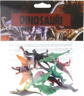 Sæt med dinosaurer 12 stk i pose