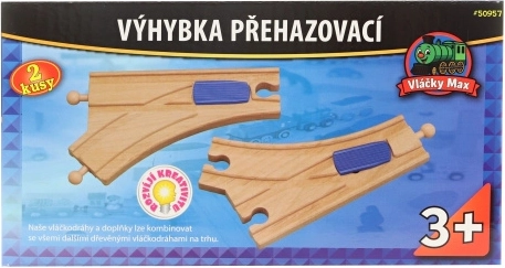 Vláčky Max skiftespor