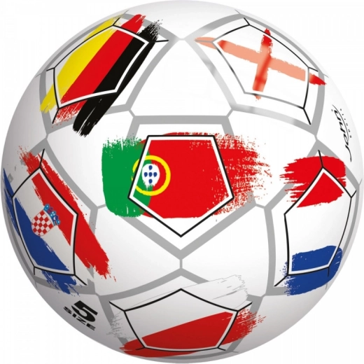Vinylbold med flag 23 cm JOHN