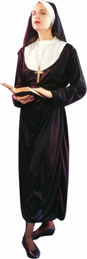 Klassisk nonnekostume til voksne