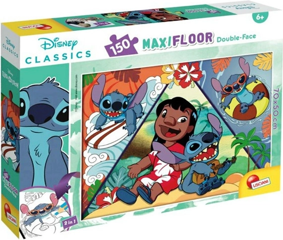 Maxigulvpuslespil 150 LILO & STITCH