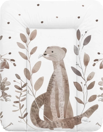 Ceba baby blød puslepude basic clever otter 50 × 70 cm