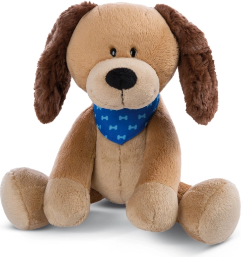 NICI plyshund Barky, bøjelig, 30 cm i gaveæske
