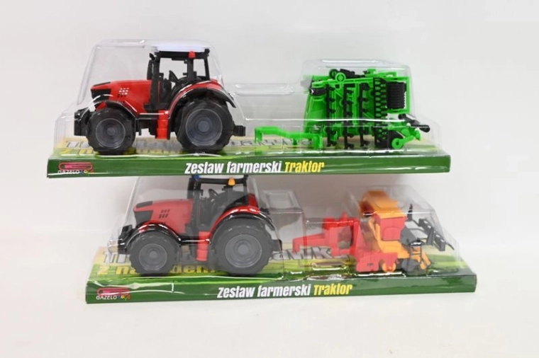 Traktor med landbrugsmaskine - 1 stk.