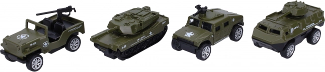 Metal militærbil 8 cm
