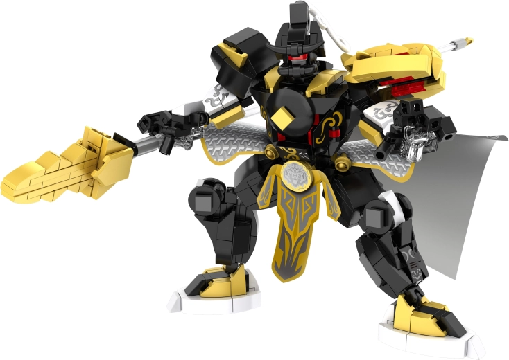 Detaljeret mecha-kriger