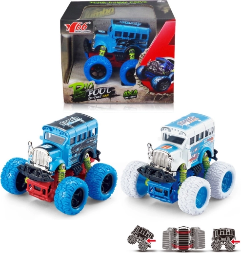 Terrænbus 1:34 med friktionsmotor