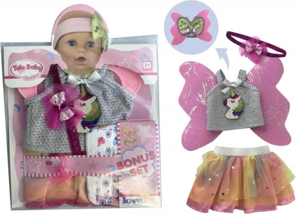 Kjole til dukke 40-43 cm