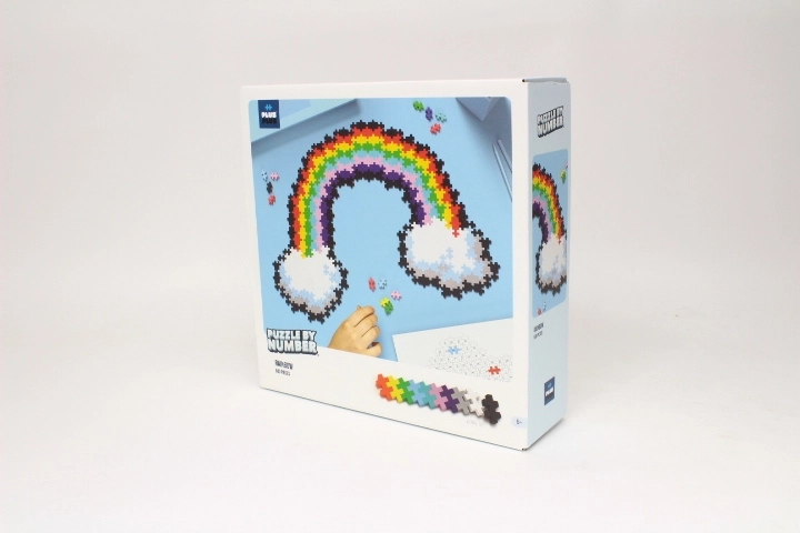 Plus-Plus Puzzle by Number regnbue 500 dele