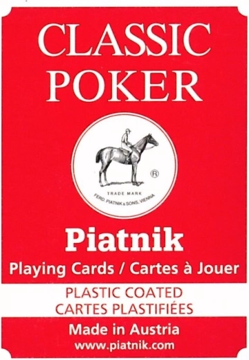 Klassiske poker- og bridgekort
