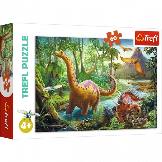 Trefl puslespil Dinosaurer 60 stk.
