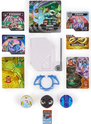 Komplet startsæt til Bakugan-kampe