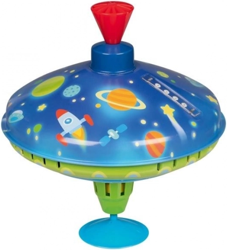 Kosmisk snurretop med LED-lys