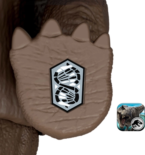 AR-oplevelse med appen Jurassic World Play