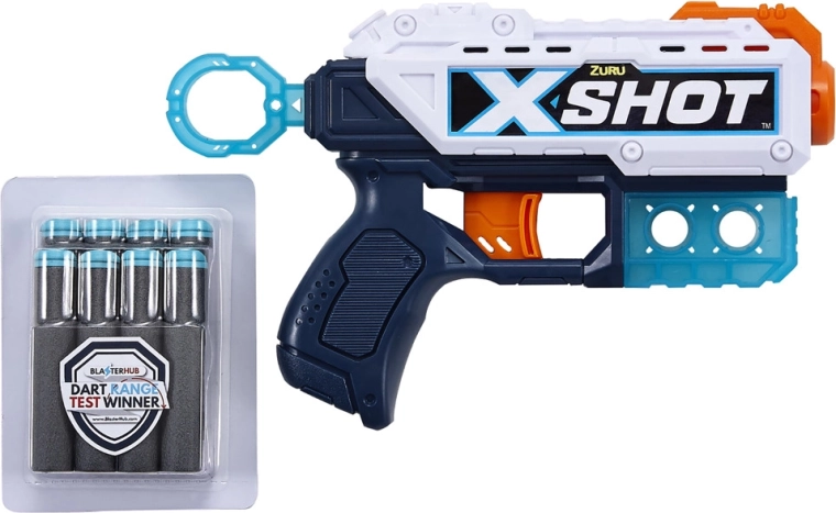 X-SHOT - Kickback-pistol med 8 skud