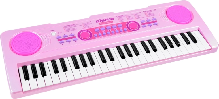 Oplyste tangenter og 49 tangenter til de første melodier