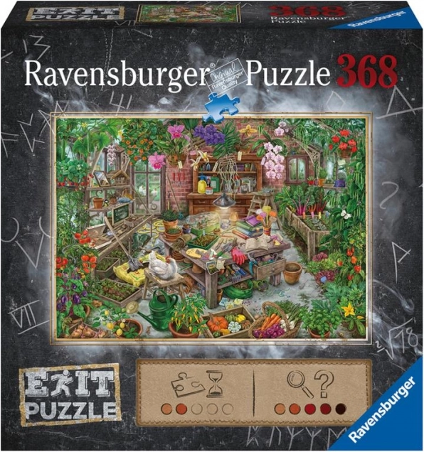 Ravensburger Exit: Drivhus – puslespil 368 brikker
