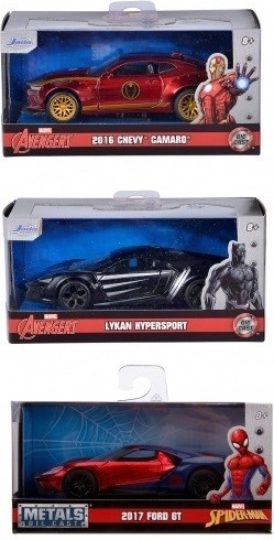 Jada Marvel køretøjer 1/32 mix