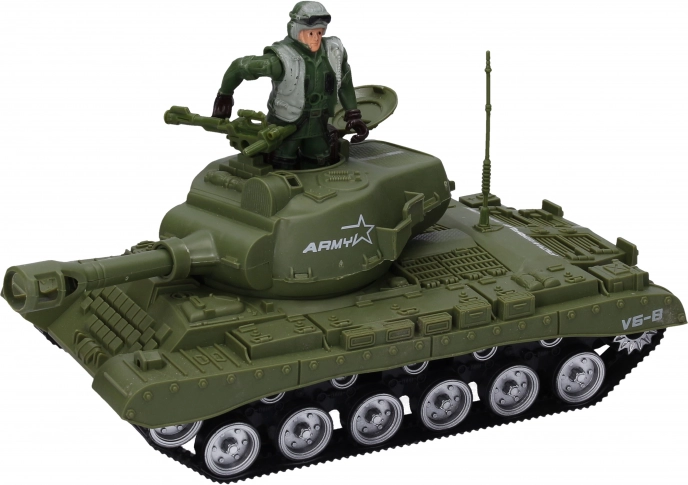 Tank med soldat 26 cm