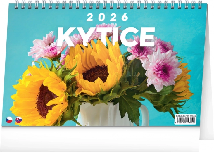 Bordkalender Blomster 2026