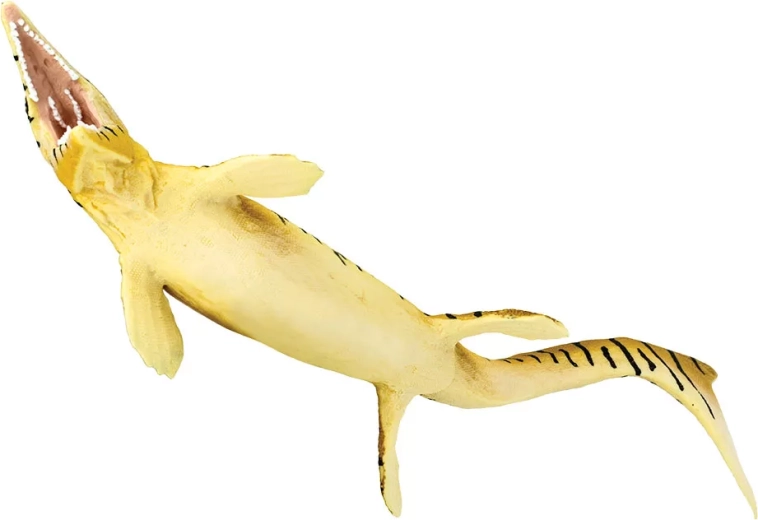 Realistisk figur af et forhistorisk havreptil