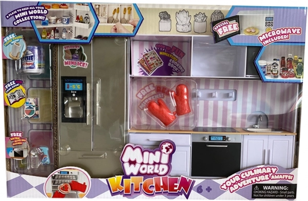 Mini køkken til dukker 29 cm