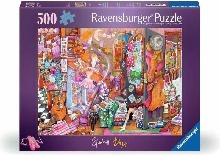 Ravensburger puslespil Studietider 500 brikker