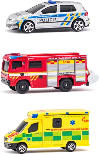Maisto sæt med redningskøretøjer Tjekkiet 1:64