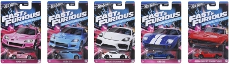 Hot Wheels temabiler Fast & Furious 1:64
