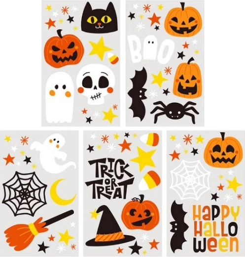 Sæt med vaskbare Halloween-tatoveringer