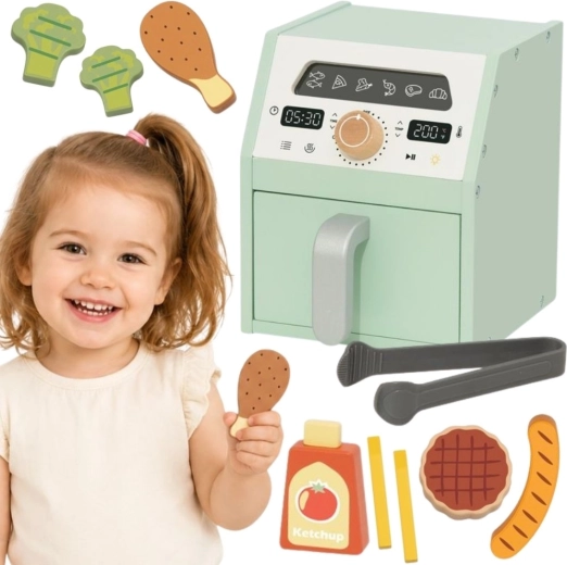 Tooky Toy luftfrituregryde i træ