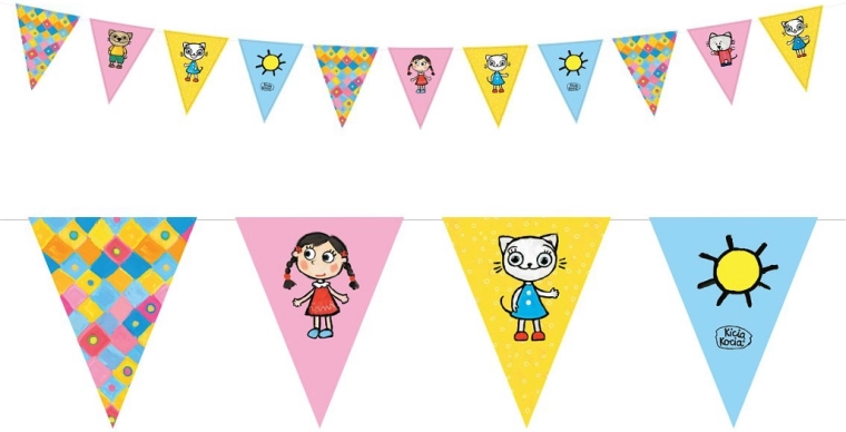 Papirguirlande KICIA KOCIA 2,5 m
