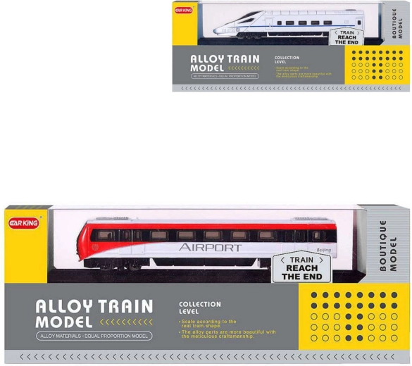 Metalmodel af lokomotiv på sokkel 15 cm (1:87) - 1 stk.